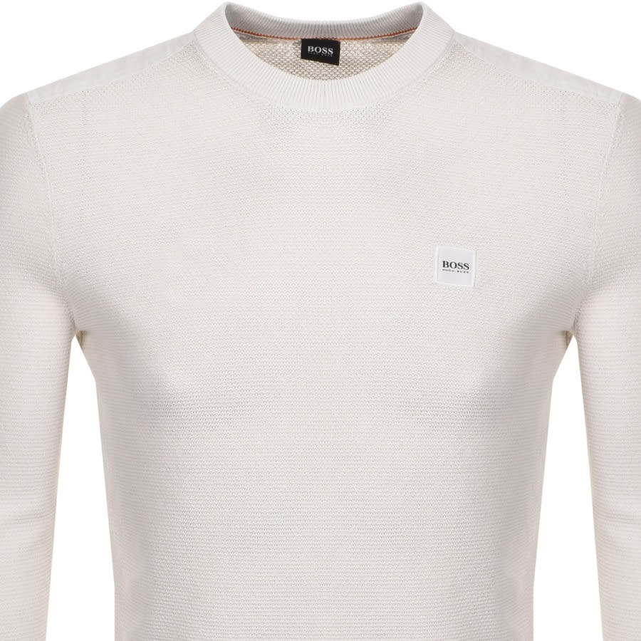 Alternative Image for ProductBOSS Ampagne Knitted Jumper in Beige2